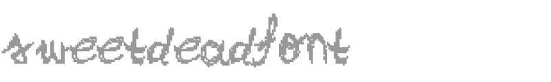 sweetdeadfont