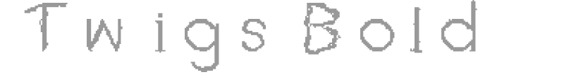Twigs Bold