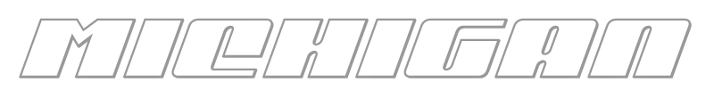 Michigan Outline Italic