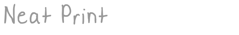 Neat Print