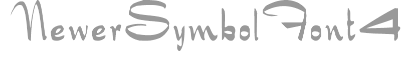 NewerSymbolFont4
