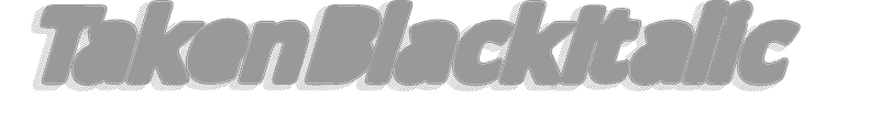 TakenBlackItalic