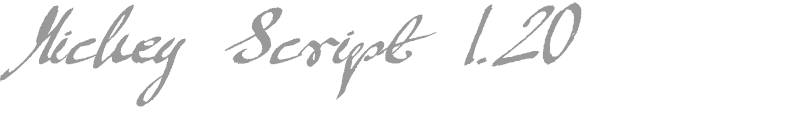 Mickey Script 1.20