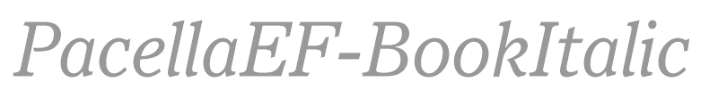 PacellaEF-BookItalic
