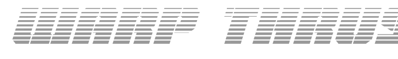 Warp Thruster Gradient Italic