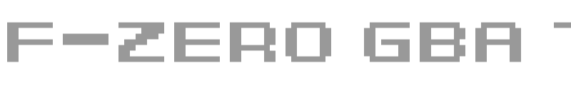 F-Zero GBA Text 1