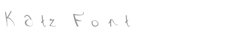 Katz Font