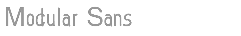 Modular Sans