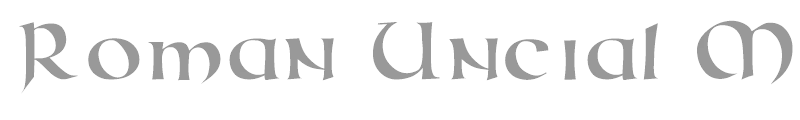 Roman Uncial Modern