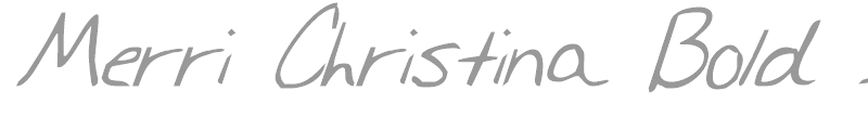 Merri Christina Bold Italic