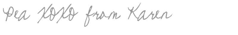 Pea XOXO from Karen