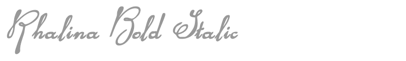 Rhalina Bold Italic