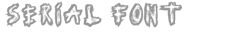 Serial Font