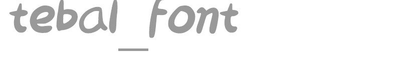 tebal_font