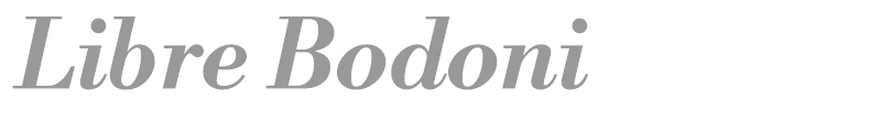 Libre Bodoni