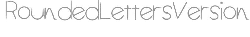 RoundedLettersVersion2