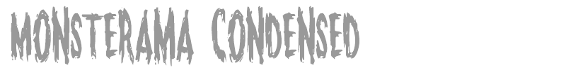 Monsterama Condensed