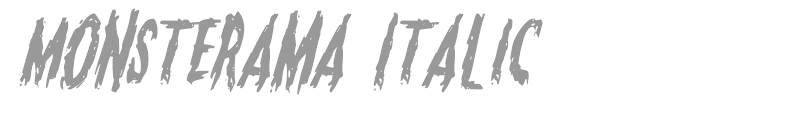 Monsterama Italic