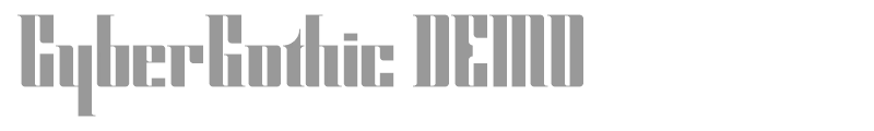 CyberGothic DEMO