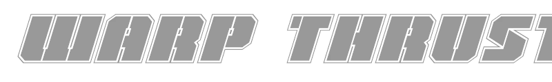 Warp Thruster Academy Italic