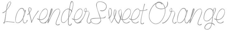 Lavender Sweet Orange