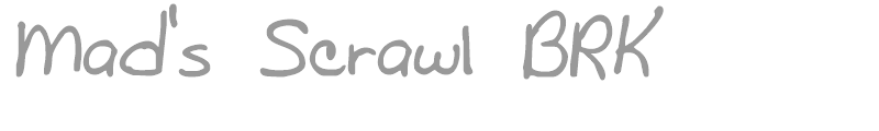 Mad's Scrawl BRK