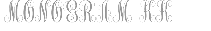 monogram kk
