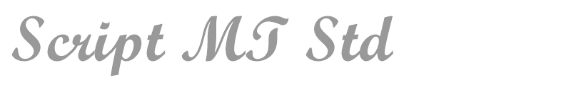 Script MT Std