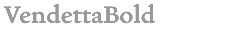 VendettaBold