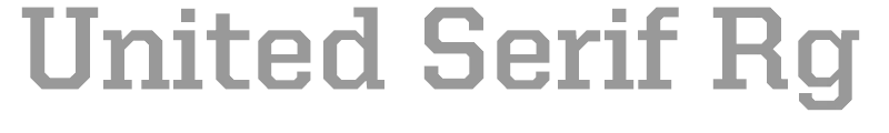 United Serif Reg