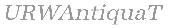 URWAntiquaT