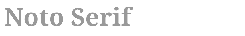Noto Serif