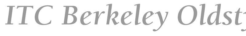 ITC Berkeley Oldstyle Std
