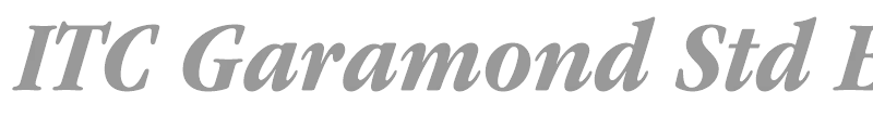 ITC Garamond Std
