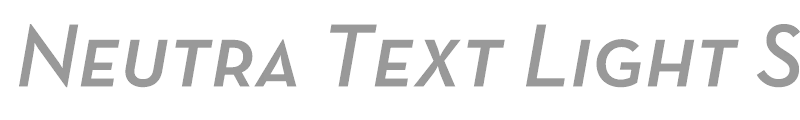 Neutra Text Light SC