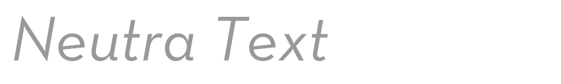 Neutra Text
