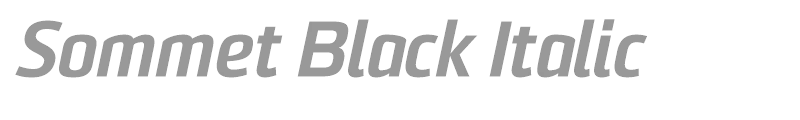 Sommet Black Italic