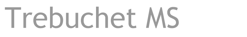 Trebuchet MS