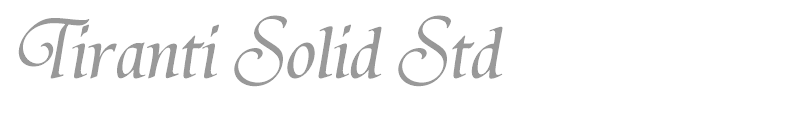 Tiranti Solid Std