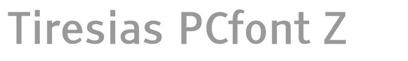 Tiresias Infofont Z