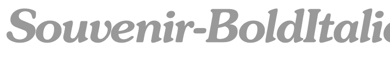 Souvenir-BoldItalic