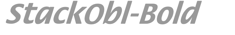 StackObl-Bold