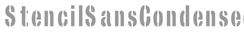 StencilSansCondensed