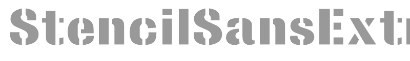 StencilSansExtrabold