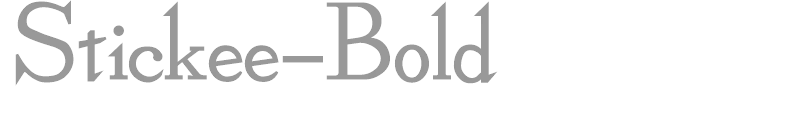 Stickee-Bold
