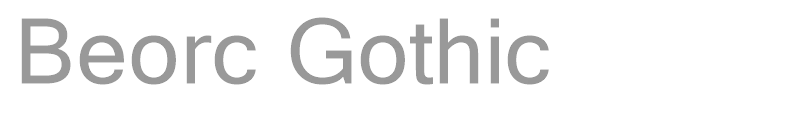Beorc Gothic