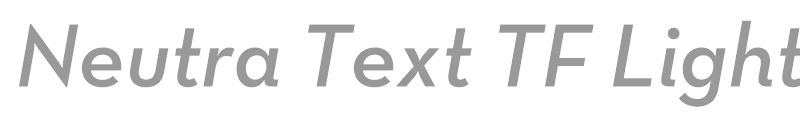 Neutra Text TF Light Alt