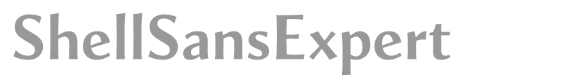 ShellSansExpert