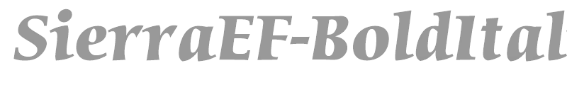 SierraEF-Bold