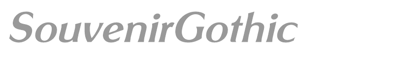 SouvenirGothic